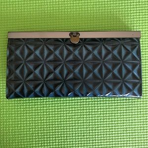 NWOT blue green wallet